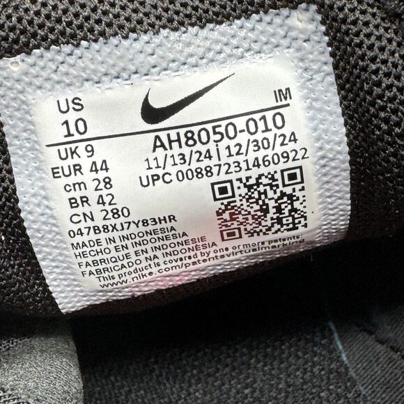 NEW Nike Air Max 270 Shoes Hot Punch Black Red Heel Mens Sz 10 AH8050-010 main image 12